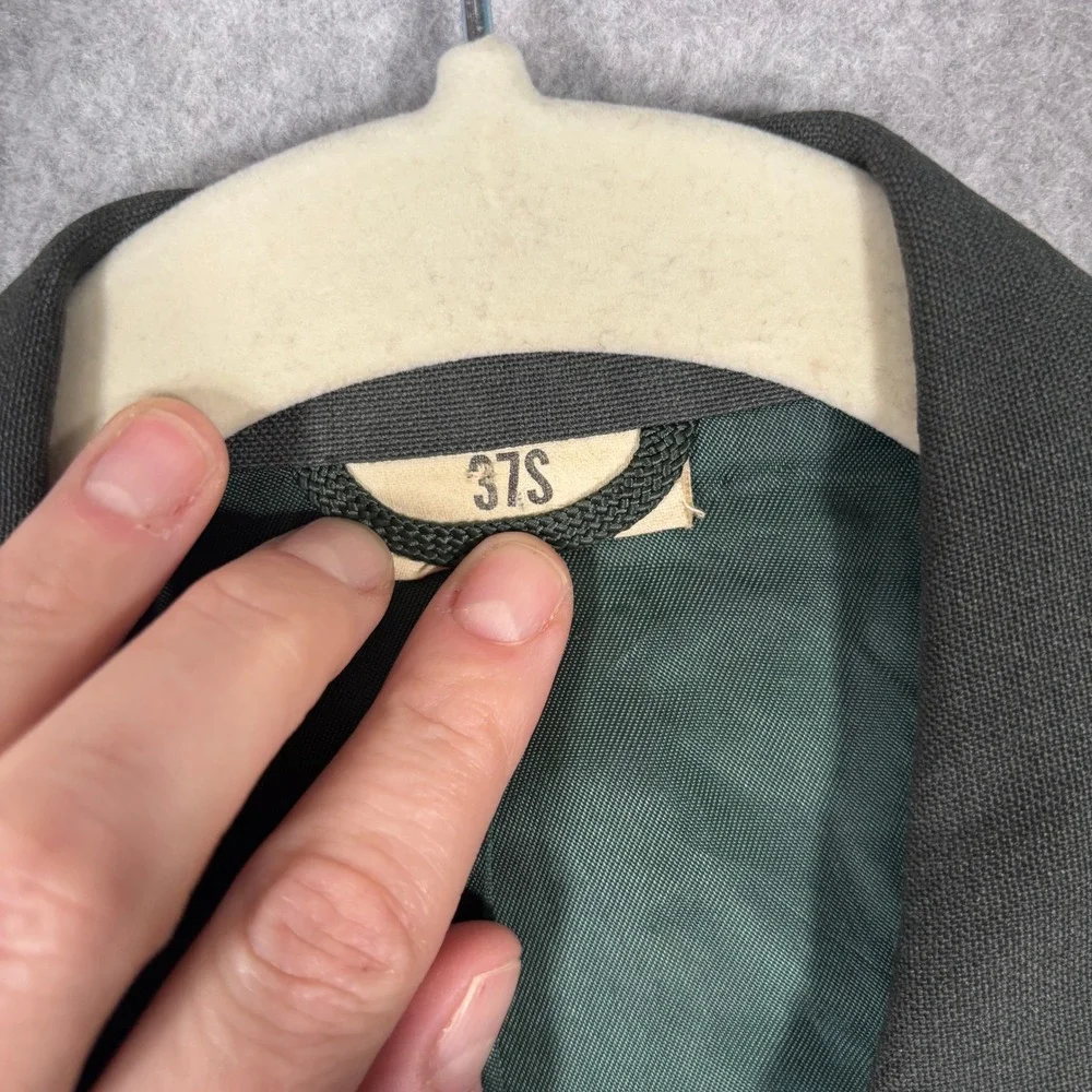 Vintage US Army‎ Uniform Dress Jacket 37S Wool Vietnam WI National Guard Patches